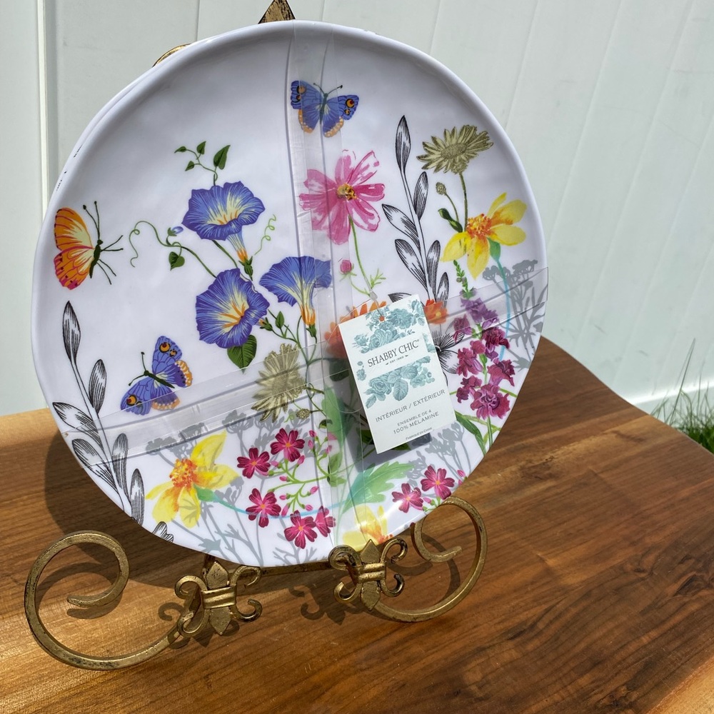 - - Brand New Set Of Dinner Plates Dishwasher Safe 11” .